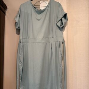 Zenana Outfitters Light Blue Midi Dress